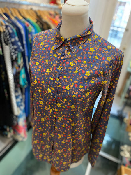 Camicia 80s fiorellini