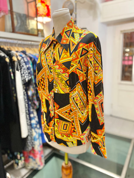 Camicia 70s geometria