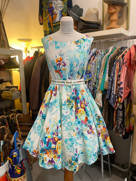 Abito 80s fiori