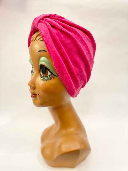 Turbante spugna fuxia