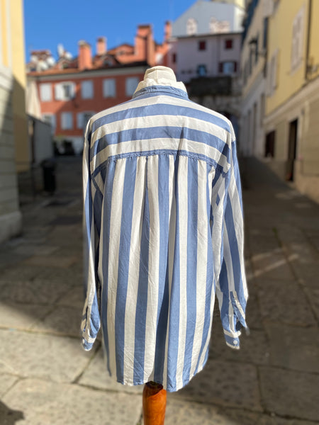 Camicia seta righe