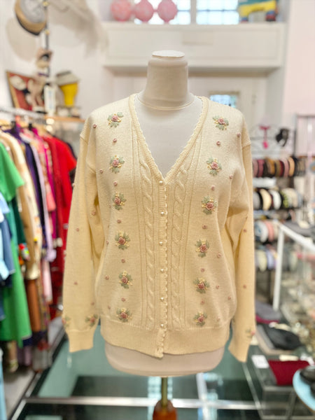 Cardigan ricami