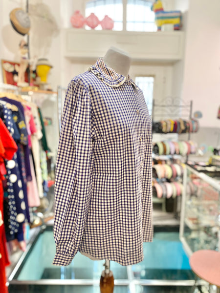 Camicia scacchi Benetton 80s