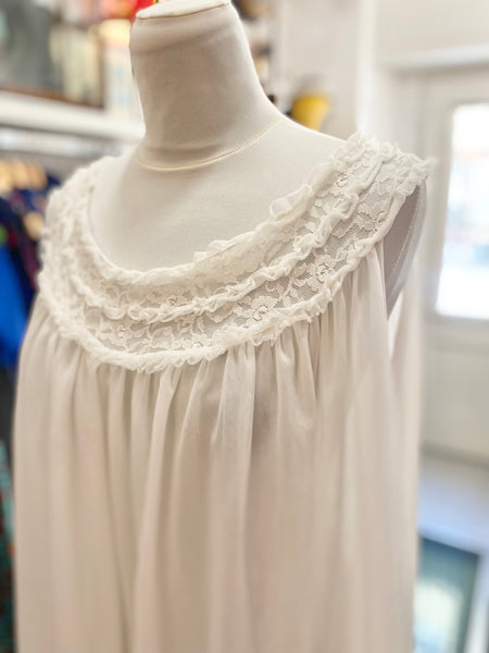 Camicia da notte bianca