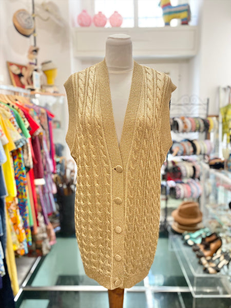 Gilet oro Luisa Spagnoli