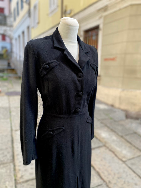 Abito nero 40s