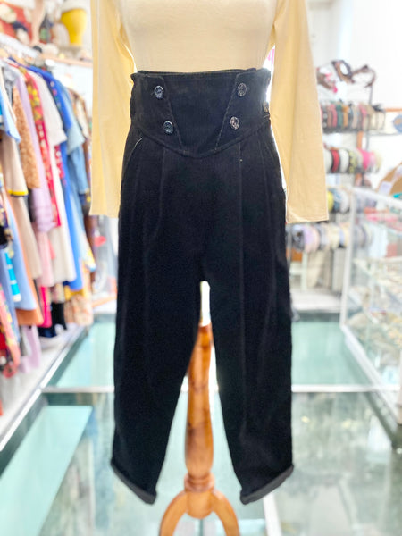 Pantaloni velluto costine 80s