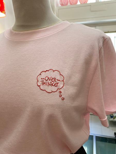 T-shirt over thinker