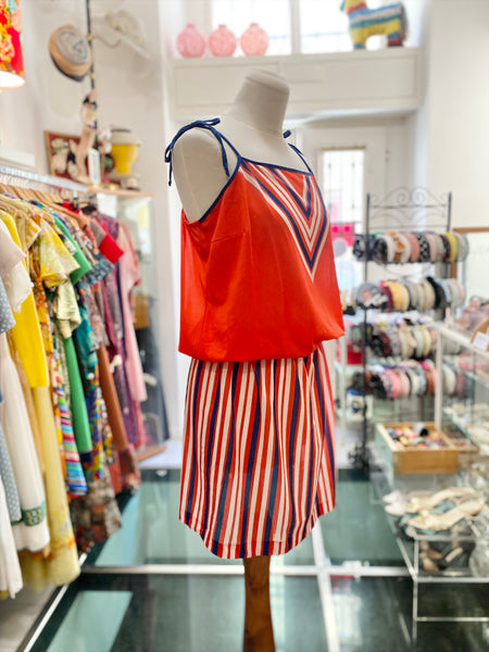 Copricostume righe 80s