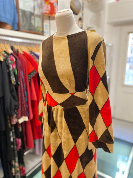 Abito 70s ciniglia