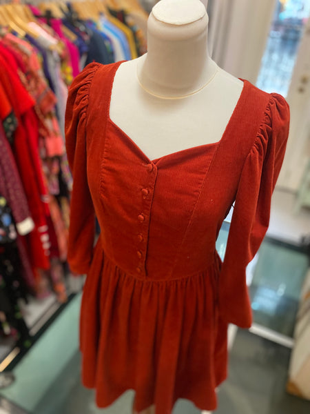 Laura Ashley bordeaux velluto