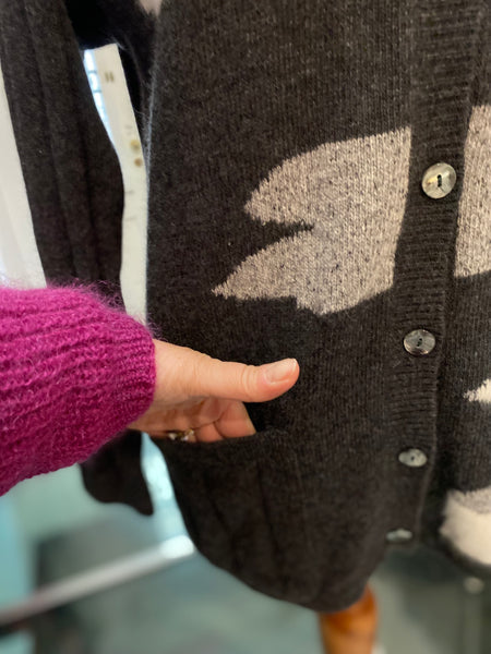 Cardigan orso polare