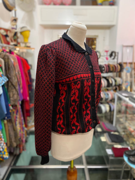 Cardigan cuori e fiocchi