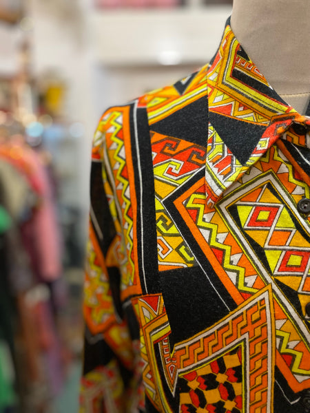 Camicia 70s geometria