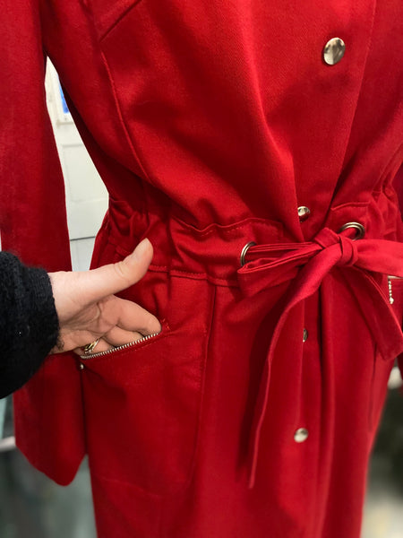 Trench rosso