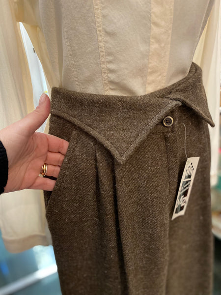 Pantaloni 80s risvolto