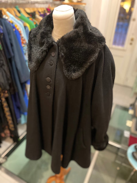 Cappotto collo pelouche