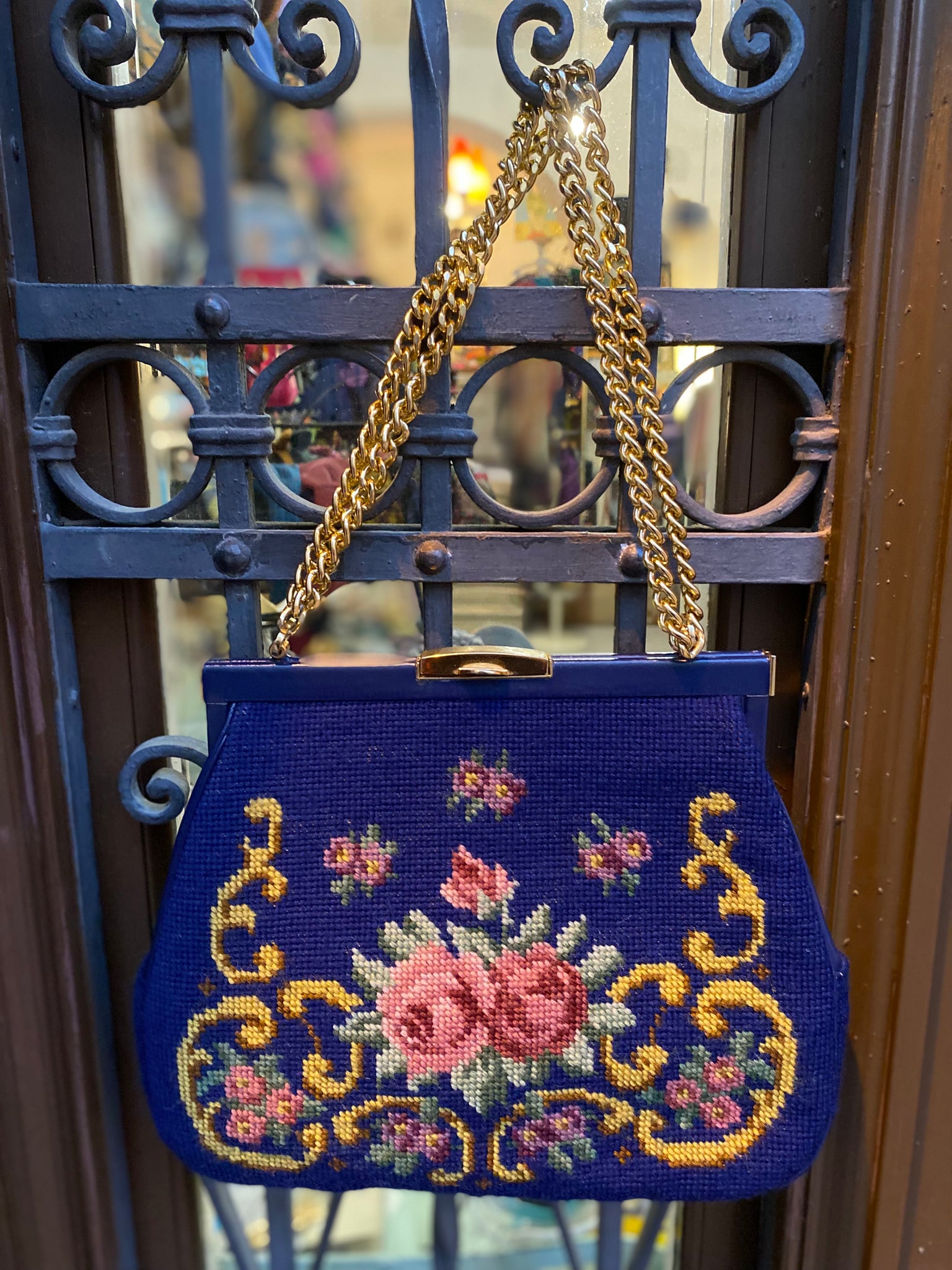 Borsetta 60s punto croce