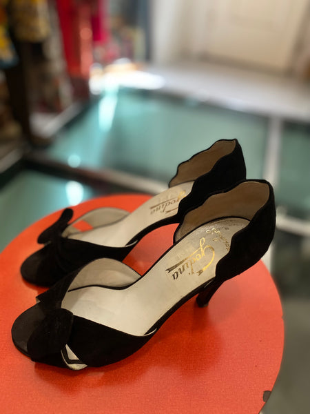 Open toe camoscio