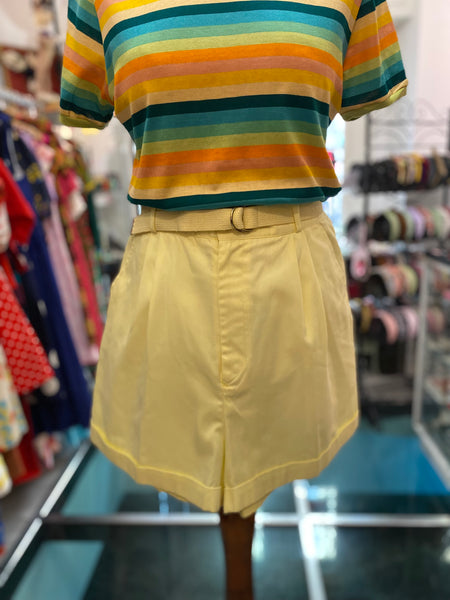 Shorts gialli 80s
