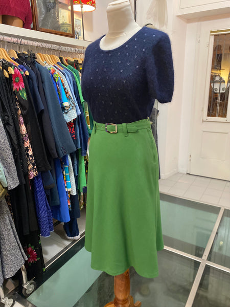 Gonna 70s verde oliva