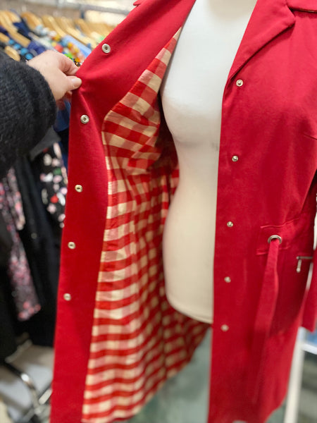 Trench rosso