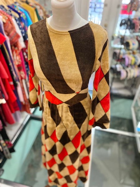Abito 70s ciniglia
