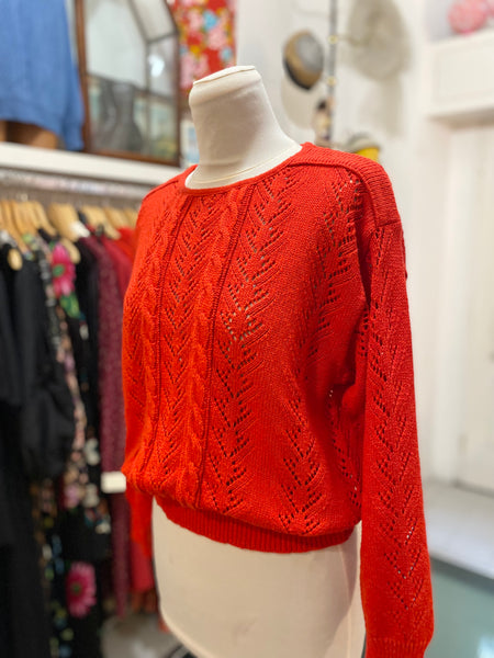 Maglioncino rosso cotone