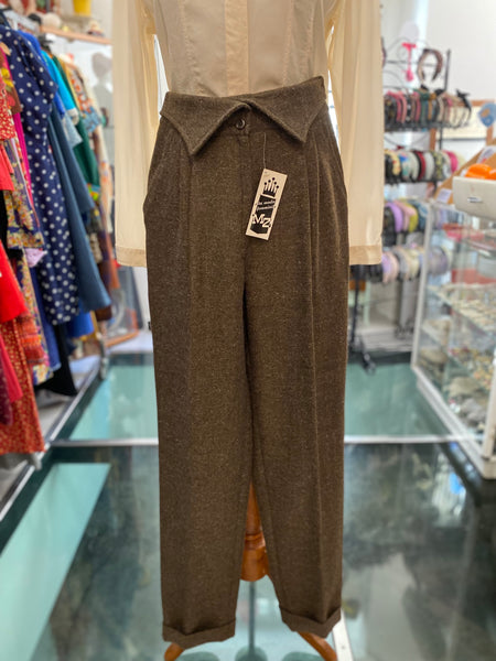 Pantaloni 80s risvolto