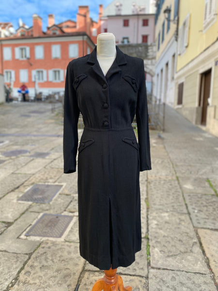 Abito nero 40s