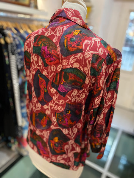 Camicia 50s stampa giappone