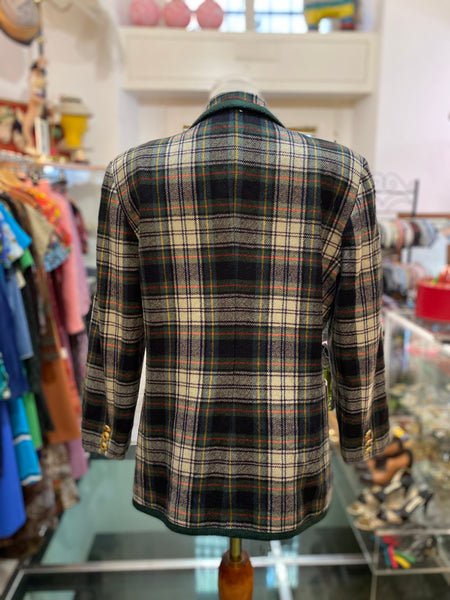 Giacca tartan 90s