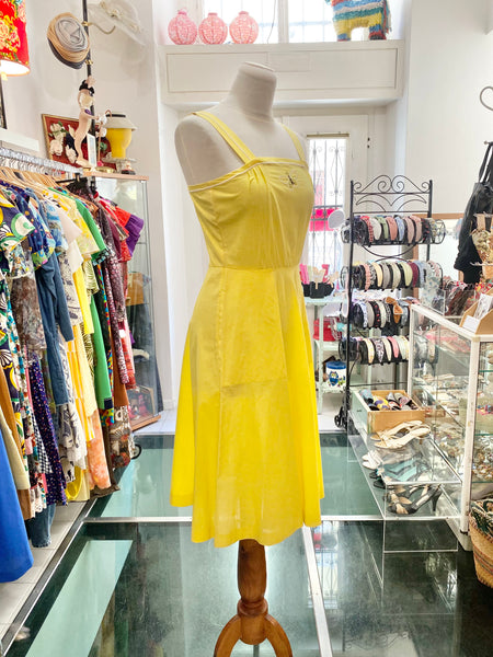 Abito 70s giallo