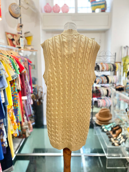 Gilet oro Luisa Spagnoli