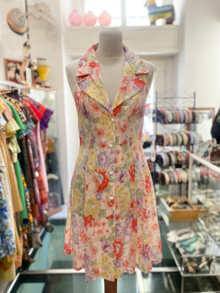 Abito 80s fiori