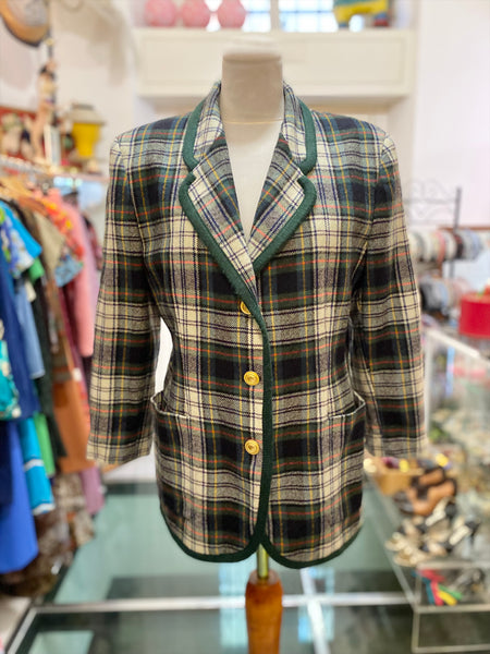 Giacca tartan 90s
