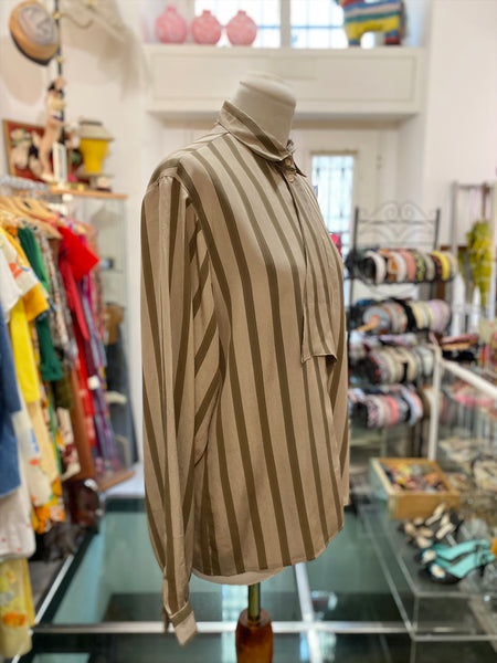 Camicia 80s tortora
