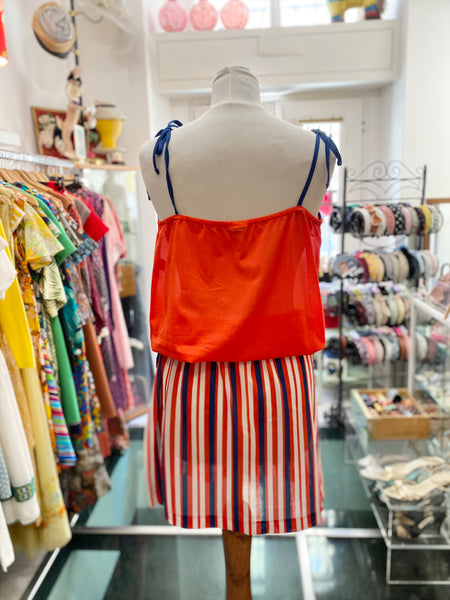 Copricostume righe 80s