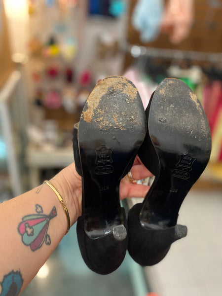 Open toe camoscio
