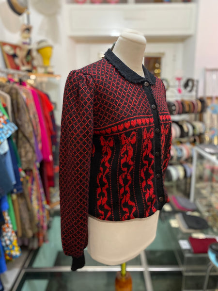 Cardigan cuori e fiocchi