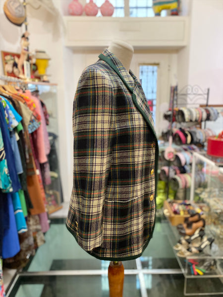 Giacca tartan 90s