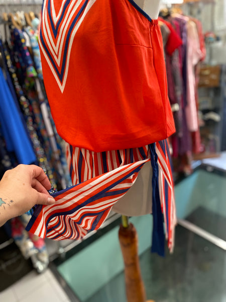 Copricostume righe 80s