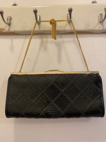 Borsetta patchwork rettile