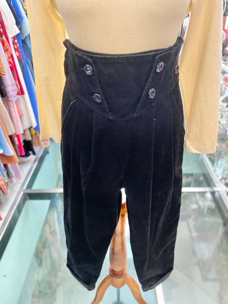 Pantaloni velluto costine 80s