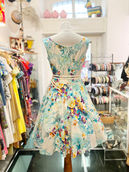 Abito 80s fiori