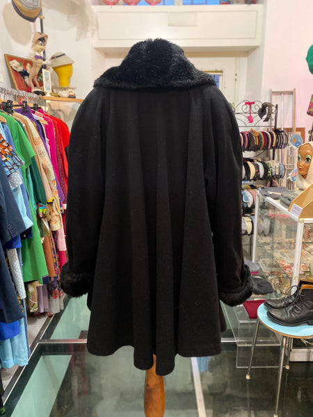 Cappotto collo pelouche