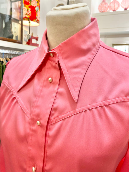 Camicia 70s fuxia