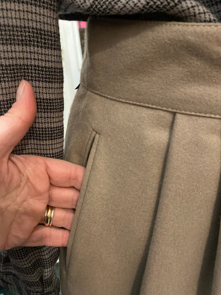 Pantaloni 80s beige
