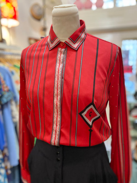 Camicia 70s rossa