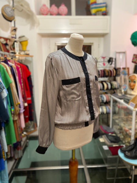 Blusa 80s spina di pesce